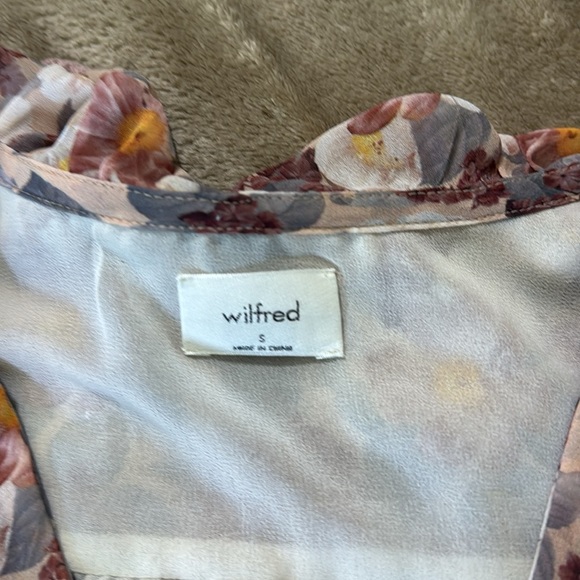 Aritzia Wilfred‎ Eden Floral Chiffon Blouse - Picture 10 of 14
